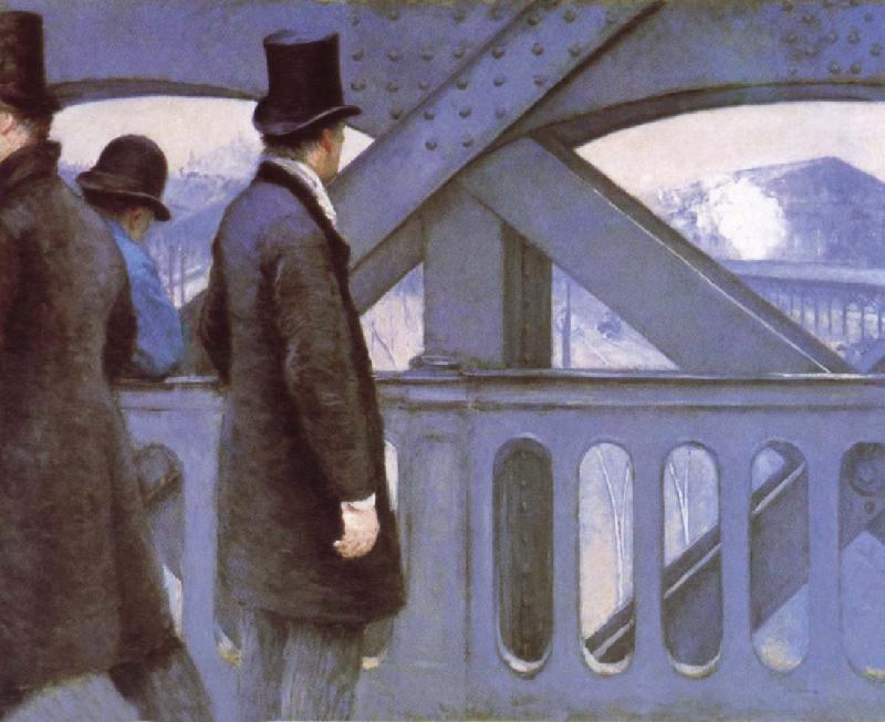 Gustave Caillebotte Le Pont de L-Europe Germany oil painting art